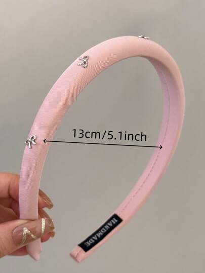 1/2/3 شريط رأس وردي فاتح جديد،شريط رأس رغوي للارتداء اليومي في الذهاب للعمل المدرسة