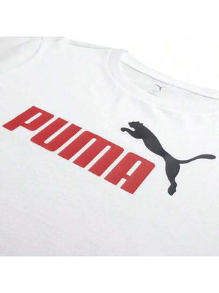 Puma قميص رياضي للرجال ذو رقم 1 ولونين ، قصير الأكمام ، قماش قطني قابل للتنفس مناسب للركض واللياقة البدنية ، 688948-02