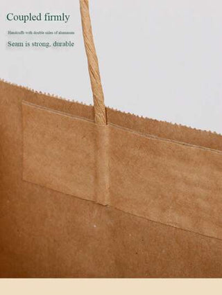 10 قطعة/مجموعة أكياس ورقية للاستخدام الخارجي ، أكياس هدايا من الورق الkraft ، مناسبة لتعبئة المخبوزات والوجبات الخفيفة والمشروبات مثل الشاي بالحليب والقهوة. صالحة لاستخدامها في هدايا أعياد الميلاد والأعراس والأشغال اليدوية والحلوى والتغليف وعيد الفطر وأكي