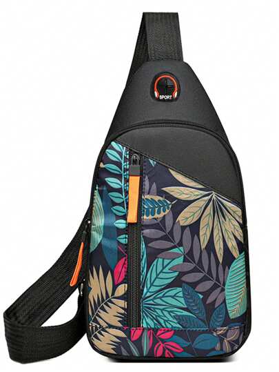 أحذية أوكسفورد حريمي حقيبة صدر نسائية كاملة الصدر بقماش أكسفورد الأزياء الجديدة، حقيبة كتف عبر الجسم بطباعة أزياء، حقيبة ظهر عبر الجسم