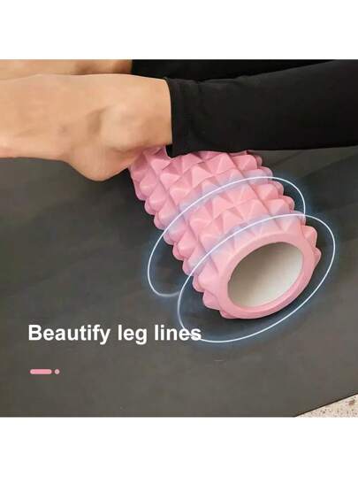 قطعة واحدة أسطوانة بيضاء من الفوم EVA لتدليك الظهر لأنشطة اليوجا وأجهزة التمرين بالأثقال والرياضة الحديثة ، معدات ملحقات صالة الألعاب الرياضية لتدليك الظهر