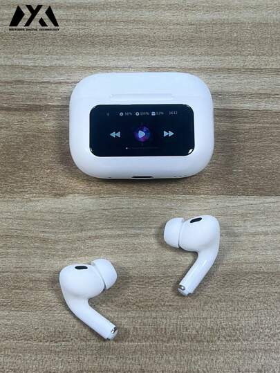 MEIYIXING سماعات رأس لاسلكية MEIYIXING A9 برو، بلوتوث 5.4، شاشة LED، سماعات ألعاب، سماعات رياضية، صوت عالي الجودة، سماعات أذن منخفضة التأخير، بميكروفون عالي الدقة مدمج، مقاوم للماء، بطارية طويلة الأمد، سعة بطارية 180 ملي أمبير