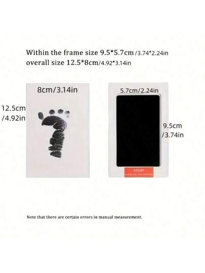 مجموعة بصمات غير حبرية وبدون لمس للبصمات اليدوية والقدمية والكلبية الآمنة ، باللون الأسود ، إطار خشبي لبصمات أقدام الحيوانات الأليفة القطط والكلاب ، لوح بصمة للاحتفال بمراحل طفل الذكريات السنوية