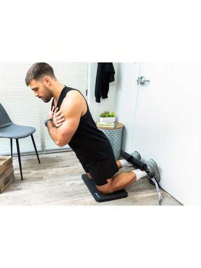 حزام جر عضلات الفخذ قابل للتعديل بلون صدئ وإسفنجي - أداة مساعدة على الجلوس لتمارين البطن والجسم، معدات لياقة بدنية مناسبة للجلوس على المنزل وثني عضلات الساق والمرونة، حامل جلوس للإطار الباب قابل للنقل، معدات رياضية منزلية، بدون طاقة أو بطارية مطلوبة، إكسس