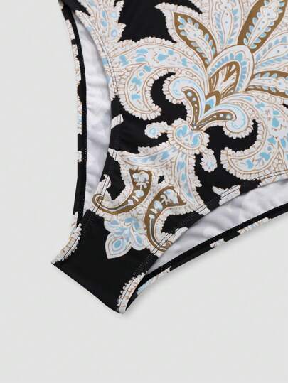 Swim Oasis بدلة السباحة والغطاء الفاخرة للنساء بطراز بوهو، مناسبة للإجازات والمنتجعات