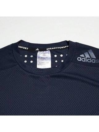 Adidas تي شيرت رياضي كاجوال وشامل للرجال، ياقة طاقم وأكمام قصيرة، HC4228 (ينصح بشراء مقاس أكبر)
