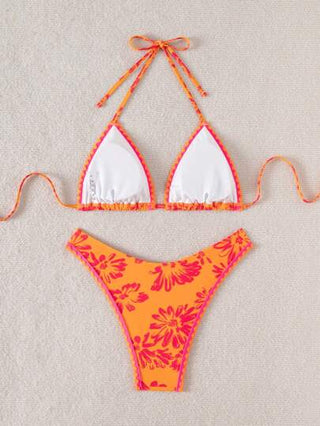 طقم تانكيني حريمي Swim Mod بدلة سباحة تانكيني مطبوعة بطبعة زهرية للربيع