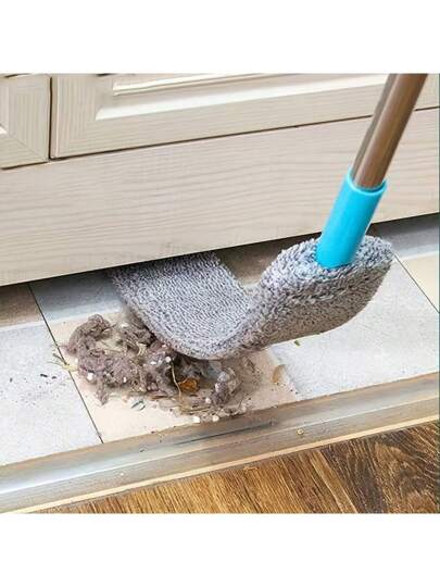فرشاة عميقة للثنايا قابلة للتوسيع وغسلها، مناسبة للأرائك والأسرة وأسفل الأثاث، متينة وسهلة التنظيف، أداة مثالية لتنظيف غرفة النوم والصالة والأرضيات