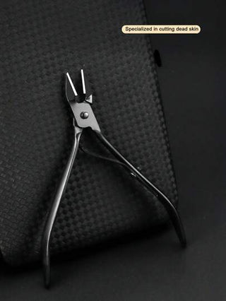 طقم قصارة الأظافر عالية الدقة، مقصات أظافر من الفولاذ المقاوم للصدأ، طقم مانيكير بمنشار أظافر وقاطع أظافر، مع علبة محمولة أنيقة لتقليم الأظافر اليدوية والقدمية