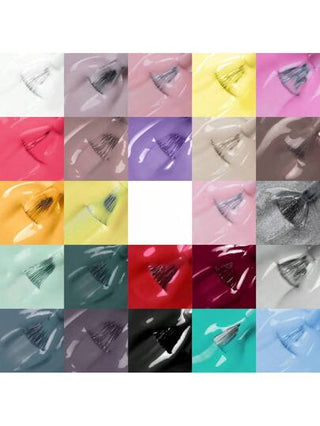 طقم طلاء أظافر جل 24 قطعة، 20 لون طلاء جل مع طبقة أساس ولمعة ومطفية وطبقة علوية لامعة، طقم طلاء أظافر جل مجموعة الأخضر الداكن والأزرق والأحمر للنساء لجميع المواسم