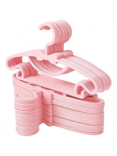 30 قطعة مشابك معلقة بشكل فراشة من البلاستيك لأغراض تنظيم ملابس الأطفال والرضع ،مانعة للانزلاق ، رفوف ملابس خفيفة الوزن للأطفال والرضع