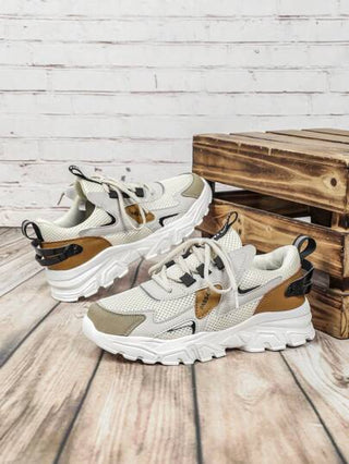 حذاء رياضي رجالي موضة ربيع 2025 ، أحذية رياضية كاجوال وثقيلة ، حذاء شبابي متعدد الاستخدامات بطراز Ins