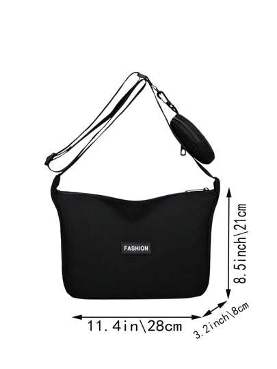 حقيبة جانبية رجالية أنيقة وأصلية، حقيبة متعددة الاستخدامات، طراز جديد على وِفق الموضة، كاجوال واسعة السعة، حقيبة كتف