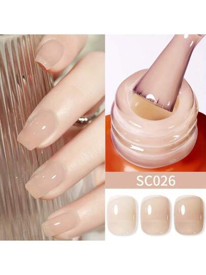 Tonitu g. طلاء أظافر جيلي من تونيتو، 7 مل ، 7 ألوان زاهية، قابل للنزع بالنقع، يُشفى بأشعة UV/LED ، وردي شفاف، أحمر، أخضر نعناعي، أحمر حليبي، جل شبه دائم لعمل مانيكير في المنزل والصالون وتزيين الأظافر، هدية للسيدات