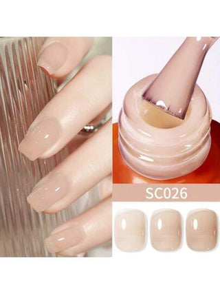 Tonitu g. طلاء أظافر جيلي من تونيتو، 7 مل ، 7 ألوان زاهية، قابل للنزع بالنقع، يُشفى بأشعة UV/LED ، وردي شفاف، أحمر، أخضر نعناعي، أحمر حليبي، جل شبه دائم لعمل مانيكير في المنزل والصالون وتزيين الأظافر، هدية للسيدات