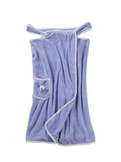 قطعة واحدة من مناشف الاستحمام للنساء (بالمقاس: 80سم * 135سم)، مناديل نسائية سريعة الجفاف للاستحمام والشاطئ والسبا، وملابس الاستحمام، مناشف الاستحمام والحمام والنادي الرياضي، منشفة استحمام من الفرو الناعم مع جيوب، طقم منشفة استحمام نسائية، منشفة...