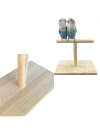 منصة خشبية للطيور، أرجوحة تدريب الببغاوات، لعبة مكتبية للببغاء، لعبة قضم وطحن للحب الطير
