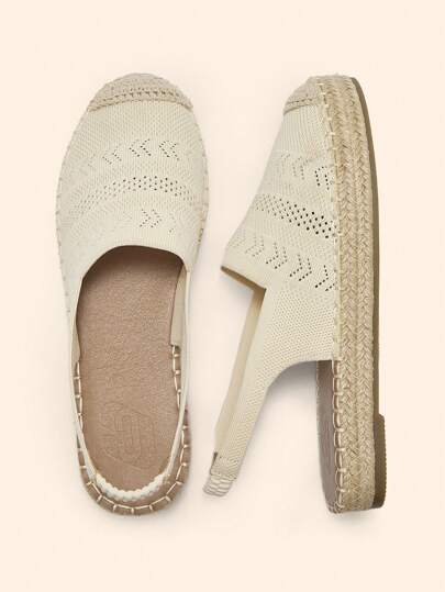 CUCCOO BASICS أحذية نسائية ذات كعب سميك وأساس من الحبال، أحذية كاجوال مريحة للعطلات ذات كعب مرتفع مربعة الأصبع