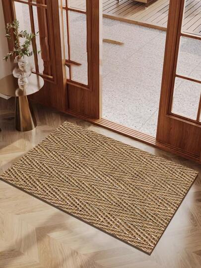 زغيرة خشنة البنية بتأثير بصري، خفيفة الوزن مانعة للإنزلاق، سجادة حمام، بساط مدخل داخلي، بساط حمام وغرفة نوم، سجادة خارجية، مقاومة للأوساخ سهلة العناية، قابلة للغسل بالغسالة والكي، هدية ديكور منزلي