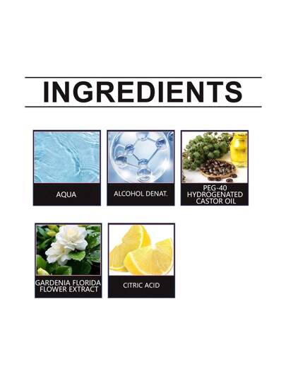 رذاذ منعش للتعطير الداخلي برائحة الزهرة، يحافظ على نضارة الهواء والعطر المستمر. التوجيهات: رج جيدًا قبل الاستخدام. رش بالتساوي على الأقمشة أو في جميع أنحاء الغرفة للحصول على رائحة دائمة. يحتوي على مستخلص زهرة الجارديانا لتوفير رائحة طبيعية طازجة...