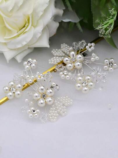 قطعة واحدة - مشبك حذاء منفصل للنساء مزين بخرز اصطناعي وكريستال ، ديكور أحذية عصري مناسب للكعب العالي والأحذية المستوية ، الملابس والحقائب