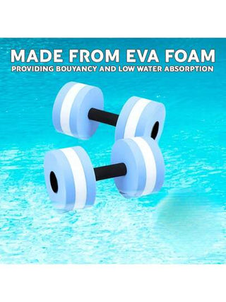 أثقال فوم EVA للياقة البدنية والرياضات المائية، باللون الأزرق لتمارين الرياضة المائية، معدات السباحة واليوجا خاصة للجنسين