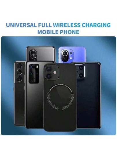 5 قطع صفيحة معدنية مغناطيسية حلقة للشاحن اللاسلكي ، ورق ملصق صفيحة الحديد لحامل الهاتف في السيارة متوافق مع هواتف آبل آيفون وجميع الهواتف بالمغناطيس