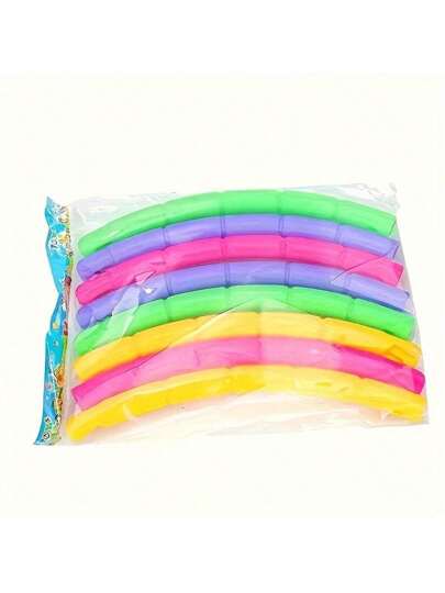 قطعة واحدة ، حلقة رياضية قابلة للتعديل والفصل ، لعبة ذات وزن وحجم ملون من البلاستيك ، مناسبة للأنشطة الخارجية ، فصول الجمباز ، المدارس ، الرياضة والألعاب وإكسسوارات صالة الألعاب الرياضية