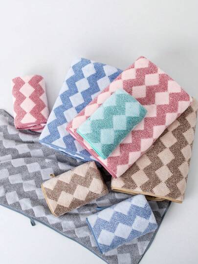 حوله استحمام مستطيلة قياس 70*140 سم من الألياف البوليستر بطراز هندسي بسيط، أو حوله يد صغيرة 34*75 سم، للبالغين، رطب، سريع التجفيف، ناعم، مناسب للاستخدام في الحمام والفندق والنادي الرياضي والسفر والحفلات والهدايا والنزهات والمسبح والشاطئ