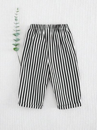 Cozy Pixies بنطلون حريمي قصير رياضي قطني بخصر مطاطي مخطط بألوان متنوعة، مرن ومريح