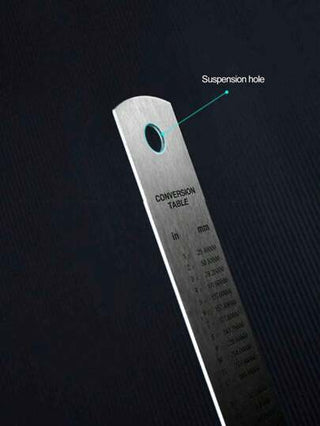 أدوات مكتبية ومدرسية قطعة واحدة مسطرة فولاذية لا صدأ بطول 15سم، مسطرة سميكة بمقياس للتطبيقات البنائية والنجارة