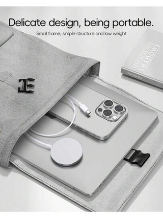 قاعدة شاحن لاسلكي مغناطيسي 15 واط، متوافق مع أجهزة آيفون 16 برو ماكس/16 برو/16 بلس/16/15/14/13/12/11، مناسب للمكاتب والسكن والمنزل