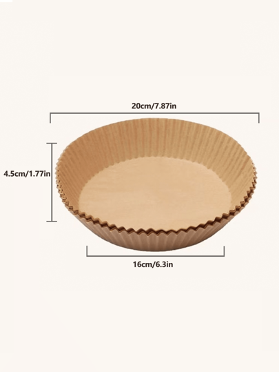 20/50/100/500 قطعة من بطانات مقلاة الهواء للاستخدام مرة واحدة، مقاومة للماء والزيت وغير لاصقة، مصنوعة من ورق البرشمان عالي الجودة، مثالية لعيد الهالوين وخبز والحلويات محلية الصنع والتجمعات العائلية وفعاليات الحفلات والمطبخ والمخبز، مناسبة للبطاطس...