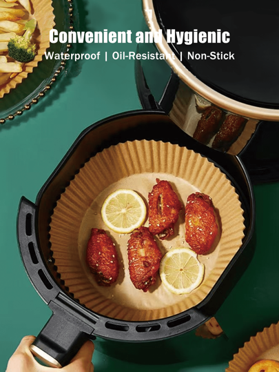 20/50/100/500 قطعة من بطانات مقلاة الهواء للاستخدام مرة واحدة، مقاومة للماء والزيت وغير لاصقة، مصنوعة من ورق البرشمان عالي الجودة، مثالية لعيد الهالوين وخبز والحلويات محلية الصنع والتجمعات العائلية وفعاليات الحفلات والمطبخ والمخبز، مناسبة للبطاطس...