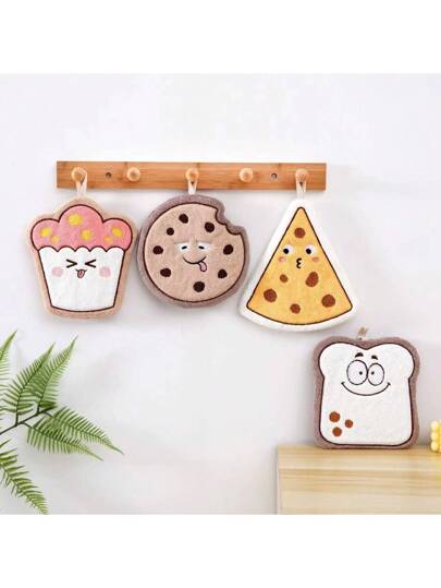 مناشف يد مطبخ ماصة معلقة ذات رسوم حيوانات كرتونية ملونة متعددة/ اختيارية مناشف المطبخ 1 طراز شمالي - مناشف مخمل المرجان السميك ذات تصميم زوايا مدورة ثلاثية الطبقات فائقة السرعة في الجفاف، قماش ماص ومجفف سريع للاستخدام المنزلي اليومي وديكور الحمام في...