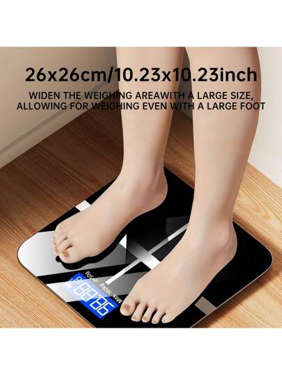 SOKANY ميزان كهربائي ذكي ، ميزان حمام . يعمل بالبطارية (بطاريتان AA) ، مع شاشة درجة الحرارة وشاشة LED عالية الوضوح ، تبديل وحدة بلمسة واحدة (عرض وحدة كجم ووحدة كجم) ، مصنوع من الزجاج المقوى ، يحتمل 396 رطل. مناسب للاستخدام المنزلي والرياضي. إنه أداة لا يم