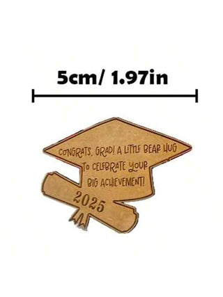 1 قطعة هدية التخرج الشخصية، نص قابل للتخصيص، ديكور، أزياء، ديكور، هدية صديق، هدية التخرج، هدية خشبية