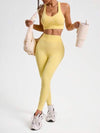 Seamluxe SHEIN Sport طقم رياضي متماسك من توب هولتر ولباس ضيق بلون سادة