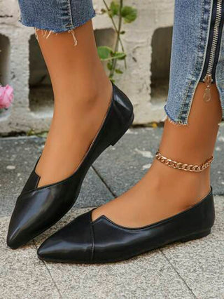 شبشب نسائي ذو أصبع قدم مدبب قياس واسع، لون أسود، لأغراض الخارج والاستخدام اليومي العادي، شبشب براون شوكولاتة ذو نعل طري للعمل، أحذية موكسين للقيادة، المقاسات من 35 إلى 45