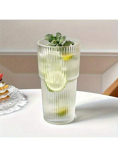 كوب زجاجي قابل لإعادة الاستخدام مع أغطية وقشّات - سعة 600 مل/21 أونصة، بتصميم مزيّن للقهوة الثلجية والعصائر الرغوية والمشروبات الباردة - عالي الجودة، يُغسل باليد فقط، هدية مثالية للنساء، عيد ميلاد، أو أوعية المشروبات الموسمية، كوب قهوة