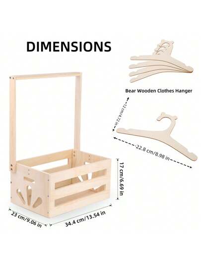 سلة خشبية لحفل استقبال المولود، سلة تخزين الطفل مع مقبض، ديكور غرفة الطفل، سلة هدايا لحفل استقبال المولود، سلة هدايا ترحيبية للمواليد الجدد من الذكور والإناث، هدايا الحمل للوالدين الجدد
