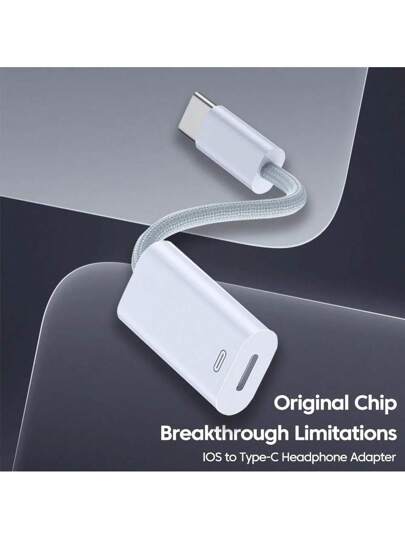 1-3 قطع محول من منفذ USB-C إلى منفذ Lightning Apple مع كبل الشحن، متوافق مع أجهزة 16 ، 15 وما بعد