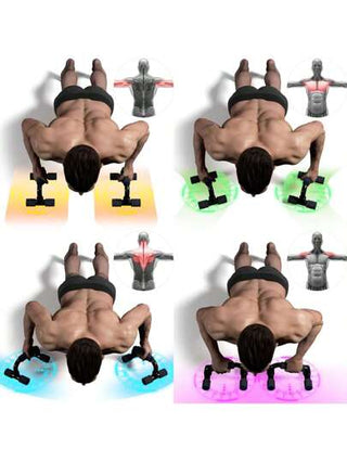 قطعتان مقابض مبطنة على شكل H لحامل الضغط للصدر والذراعين لصالة الألعاب الرياضية بالمنزل، قواعد مضادة للانزلاق ومحمولة مع حقيبة OPP ، معدات لياقة داخلية/خارجية لصالات الألعاب الرياضية للرجال والنساء