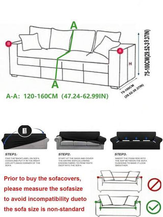 غطاء كنبة 3D قطعة واحدة، غطاء كنبة متعدد الاستخدامات كامل التغطية، تصميم بنمط هندسي بلون صلب، غطاء حماية للكنبة، ديكور عيد، غطاء كنبة عالي المرونة كامل التغليف، مناسب لجميع الفصول