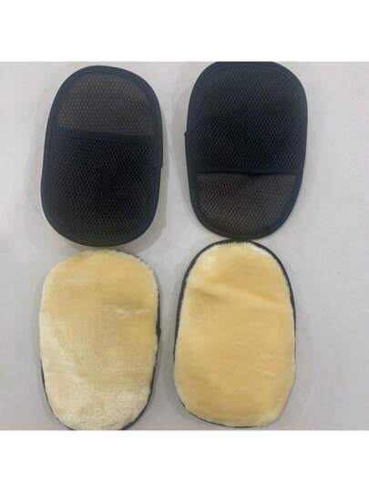 قفاز صوفي لغسيل السيارات، أسفنجة أكثر سمكًا من جانب واحد لرغوة التنظيف، أداة تنظيف للسيارة