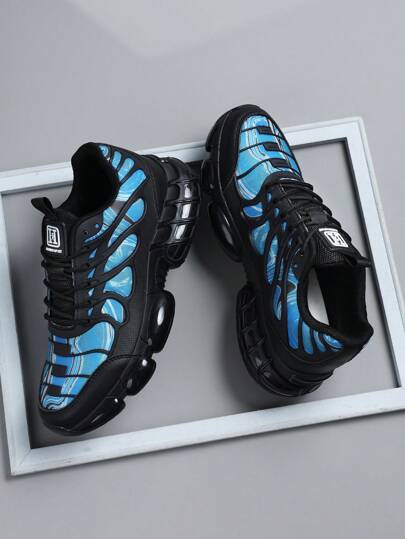 أحذية رياضية كاجوال منخفضة الأعلى للرجال، أحذية جري وتنس رياضية، أحذية رياضية عصرية ذات تدرج لونيأحمر للرجال