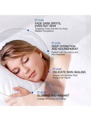 3 صناديق قناع نوم مائي مرطب جيداً لجميع أنواع البشرة 150 غرام، قناع ليلي