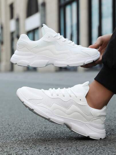 بوت رياضي كاجوال للنساء من قماش الشبكة المنسوج والجلد المرقع ، بوت خفيفة للركض والشارع والحفلات العصرية والجامعية ولوليتا ذات شراريب وشبك - بوت أسلوب الحورية ، خفيفة ومريحة للمشي ، بوت ركض منفذة للخريف/الشتاء ، بوت جلدية عالية المنتصف مقاومة للماء