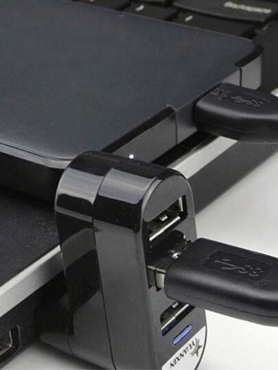 موزع USB 3.0 ، موزع 3 منافذ USB، محول USB محمول متعدد المنافذ الصغير للكمبيوتر المكتبي، الكمبيوتر المحمول، محركات الأقراص الثابتة، وحدات التحكم، الطابعة، الكمبيوتر، لوحات المفاتيح