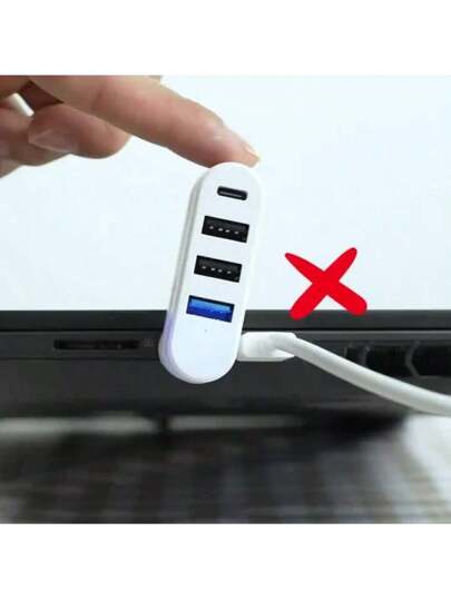 موزع USB 3.0 ، موزع 3 منافذ USB، محول USB محمول متعدد المنافذ الصغير للكمبيوتر المكتبي، الكمبيوتر المحمول، محركات الأقراص الثابتة، وحدات التحكم، الطابعة، الكمبيوتر، لوحات المفاتيح